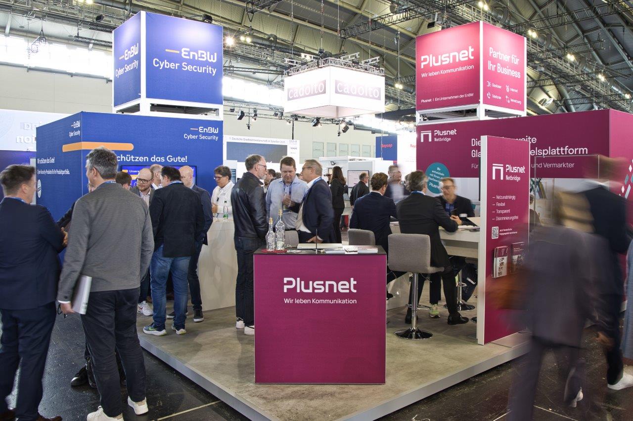 Der Plusnet Stand auf den Fiberdays 2025